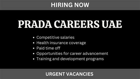 prada dubai career|prada job openings.